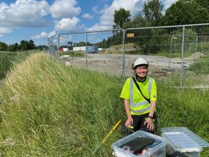 Provtagning på byggarbetsplats E4 Förbifart Stockholm