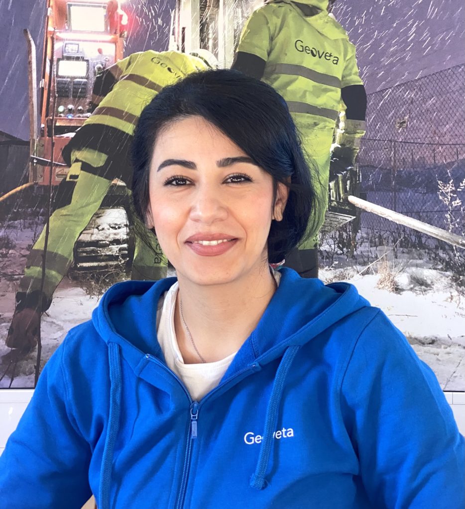 Elham Rabbah Välkommen Elham - Geovetas nya praktikant